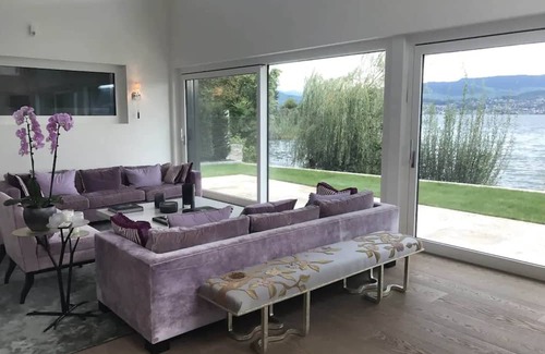 Meilen District Villa | Deluxe Sunny Villa with Alps and Lake Views