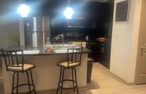 Piedmont Heights Apartment | Sleek and Stylish Haven of Happiness w/private patio