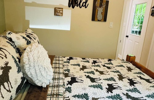 Birch Run Township Cabin | Unit 4 LODGE Secluded Woodsy Lodge Retreat with Modern Comforts Near Frankenmuth