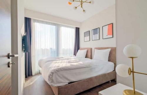 Basaksehir Apartment | Eden - Bright Modern 2BR Apt w/ Parking & Gym