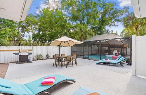 Tampa Villa | Canal View with Pool, Game Room, Dock & More!