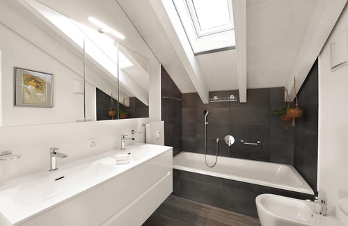 Caslano Apartment | Elegant Lugano Lake View, Caslano, Switzerland