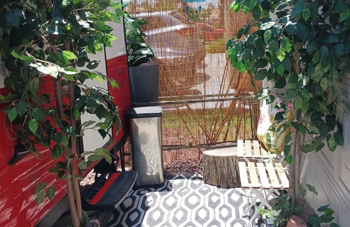 North Las Vegas House | Unique Retro Tiny Living on Wheels. Modern RV living in beautiful Las Vegas!