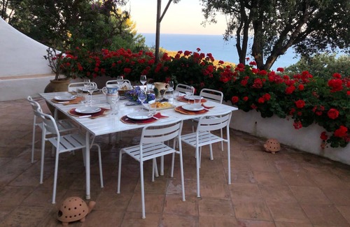 San Felice Circeo Villa | A Michele Busiri's villa facing the Pontine Islands in the mediterranean woods.
