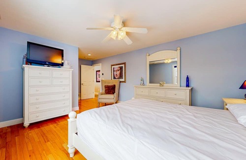 Pine River Pond House | Quiet charmer with lake views, large deck, grill, fully stocked kitchen, & W/D