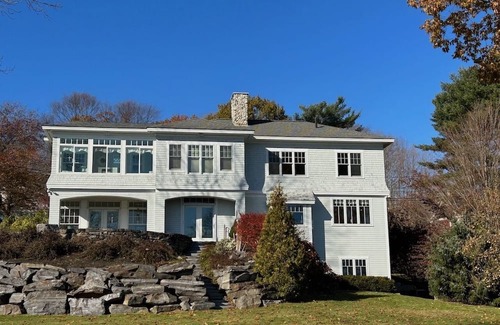 Newcastle House | Luxury harbor side home on the Damariscotta River Short walk to town