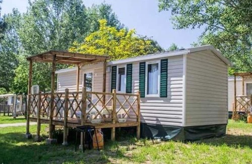 Cologna Spiaggia House | Feriendorf Stork Camping Village Mobilehome Happy Easy für 6 Personen