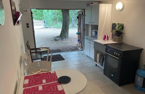 Huille Apartment | Homerez - Beautiful studio for 3 ppl. with garden and terrace at Durtal