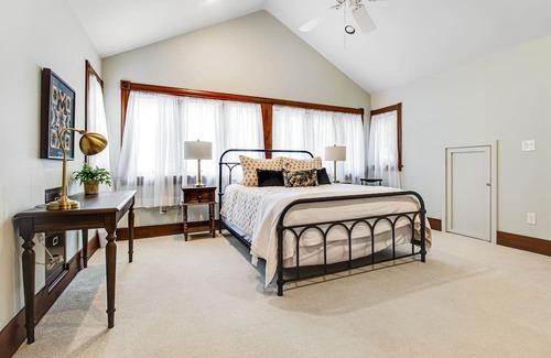 West End House | Spacious & sun-filled retreat with a large patio, game room, & great location
