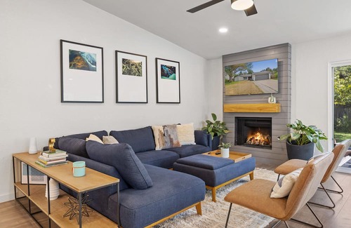 Austin House | ATX Oasis Home w/Pool, Workspaces & Large Backyard