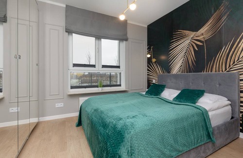 Warsaw Apartment | Coopera 7F | Apartment with Two Bedrooms and a Garden | Parking | Warsaw