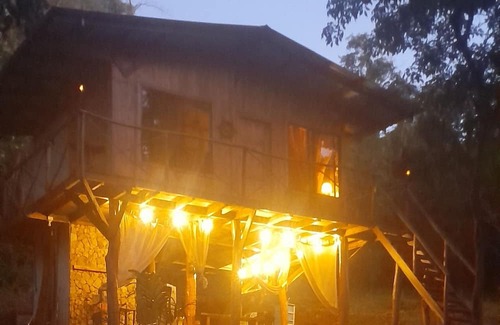 Rio Seco Cabin | Rustic Costa Rica experience. wooden house in the trees.