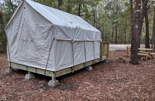 West Livingston RV Rental | Tentrr State Park Site - Texas Lake Livingston State Park - Site A - Single Camp