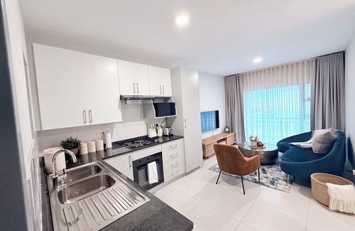 Gaborone Apartment | Urban Bleu | Stylish 1-Bed Apartment in Gaborone, Perfect for Business & Leisure