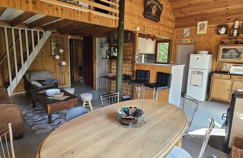 Ebreuil Ski Chalet | Le Chalet Fiolant: cosy wooden chalet for 6/8 people on the banks of the Sioule river
