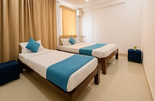 Mysore Apartment | Cozy retreat 3-bedroom apartment in enchanting Mysuru with AC