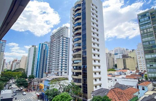 Jardins Apartment | Flat in Jardim Paulista - 12 min from Paulista Avenue - Queen bed and sofa bed
