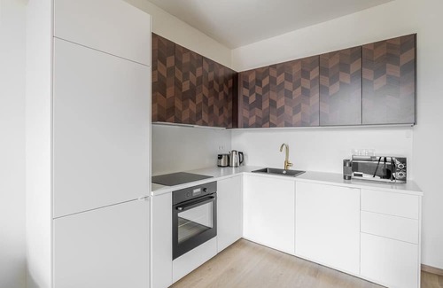 Vrsovice Apartment | Blueground | Prague 10, nr park & foodie area (PRG-18)