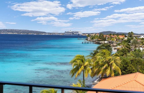Belnem Apartment | Oceanfront Penthouse w/Sandy Beach & Pool - RARE FIND on Bonaire!