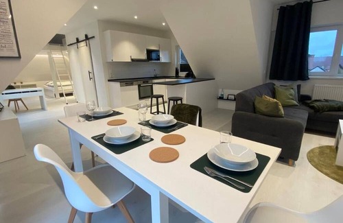 Fuldatal Apartment | Spacious modern DG apartment Schloofschdubb near Kassel 70 sqm