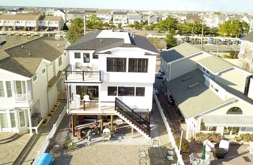 Lavallette House | 4-bedroom waterfront Lavallette beach home with fenced yard & WiFi, AC. Book now