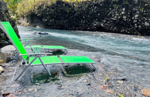 Guayabo House | Nestled at the base of Rincon de la Vieja Volcano and bordering the Rio Celeste.