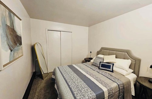 Wellsville Apartment | Modern 1-Bedroom Apartment with walkout deck