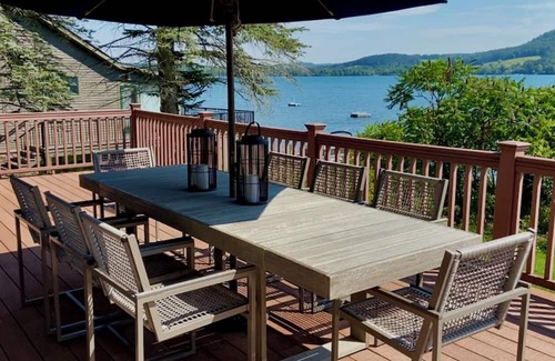 Cooperstown - Otsego Lake Cabin | 4-bedroom Lakefront Cabin in Cooperstown with AC, walk to Glimmerglass Opera