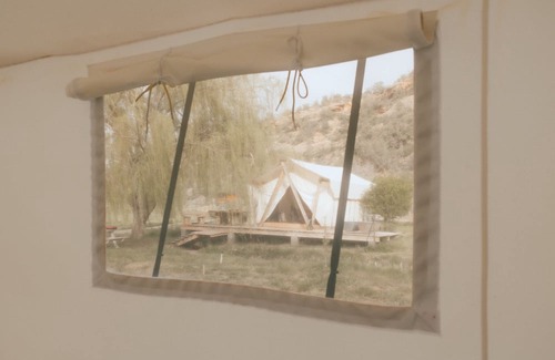 Cortez Cabin | Private Canyon Glamp - 2 Lux Tents + Views + Bath