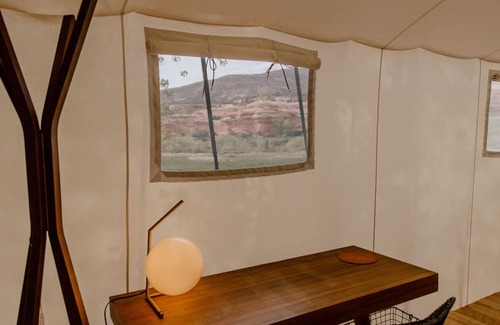 Cortez Cabin | Private Canyon Glamp - 2 Lux Tents + Views + Bath