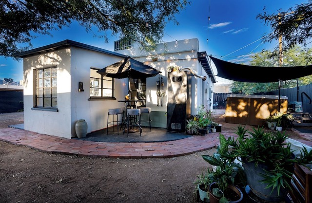 Charming central 2-bedroom home in terrific Tucson with an InFit Swim Spa