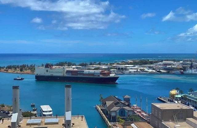 Stunning ocean, mountain, and city views from Downtown Honolulu. Pet friendly!