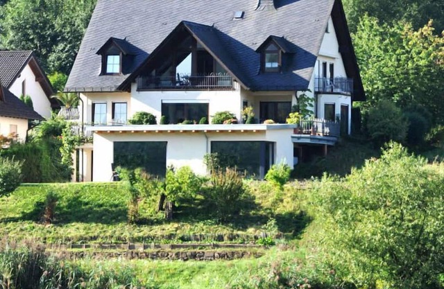 unobstructed view on the banks of the Moselle