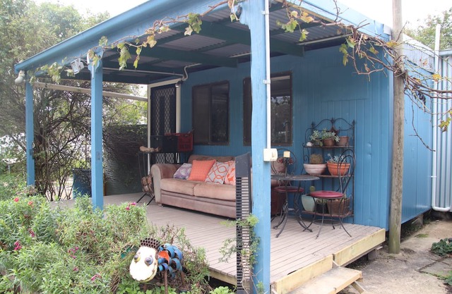 Unwind in a cosy bungalow in the midst of our organic permaculture mini-farm.