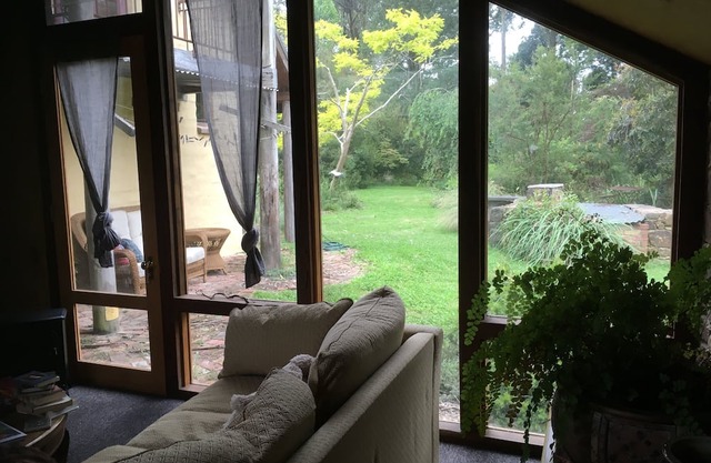Rustic mud brick cottage