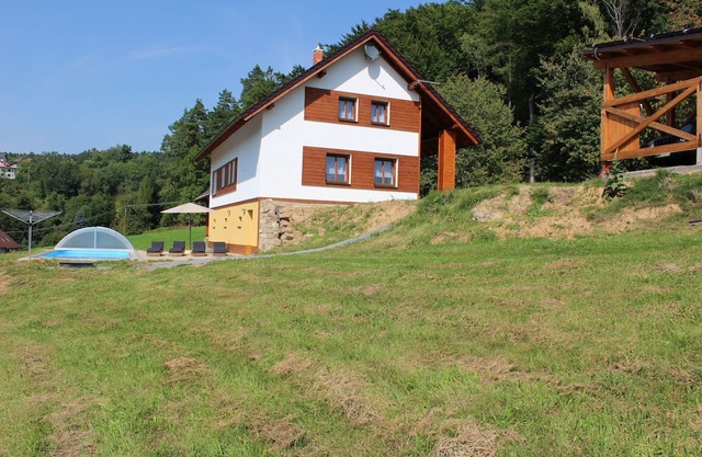 Vacation home Dola II in Bohemian Paradise with pool