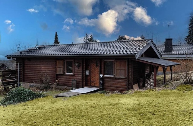 Vacation home wooden house "Zweite-Heimat" Holidays with dog in Bromskirchen