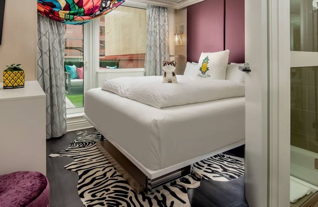 Trendy Terrace Suite with Comfort, Style, and Beautiful Outdoor Views in Midtown