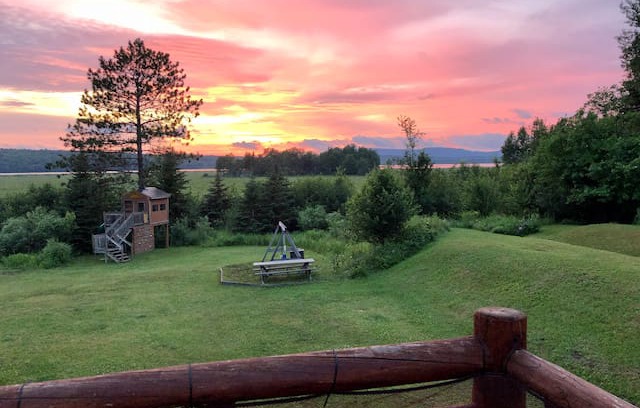 Tupper Lake House | Moody Sunset House