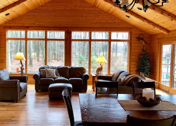 Apple Creek Cabin | The Cabin at Saltcreek Pond-Relax in the hot tub!