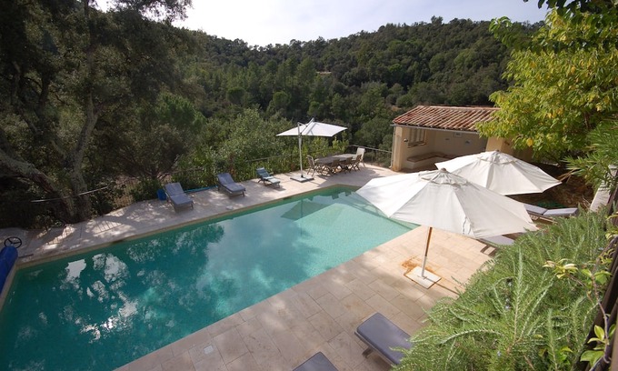La Garde-Freinet Villa | Stunning villa with private pool, floodlit tennis court, set in 22 acres