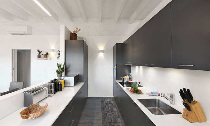 Caslano Apartment | Elegant Lugano Lake View, Caslano, Switzerland