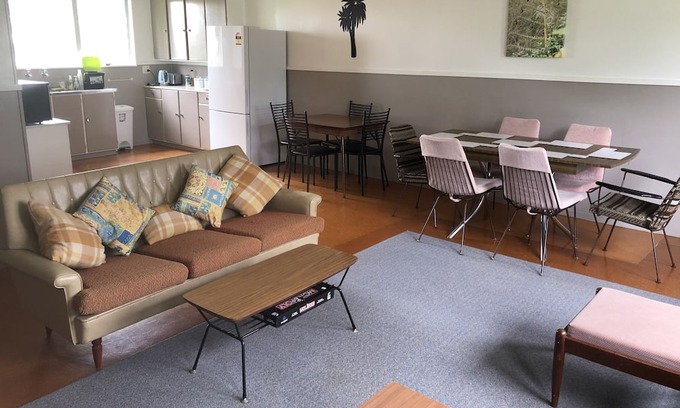 Tararua District Other | Fun, retro-inspired farmstay at The Shearer's Quarters