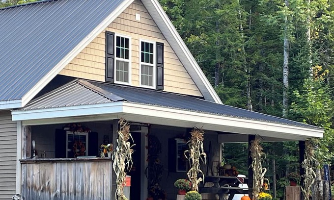 Abbot Cabin | Relaxing in the peaceful woods of Northern Maine is the goal here at the Lodge