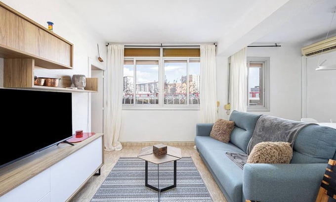 Cornella de Llobregat Apartment | Step into this delightful and snug 2-bedroom retreat, meticulously renovated and thoughtfully designed to offer a pleasant and cozy stay in Barcelona.