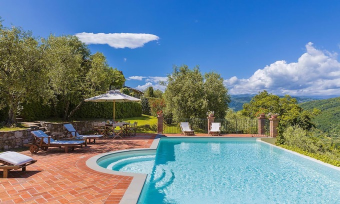 Monsummano Terme Villa | My Rental Homes - Villa il Castagno with private pool, jacuzzi and barbeque